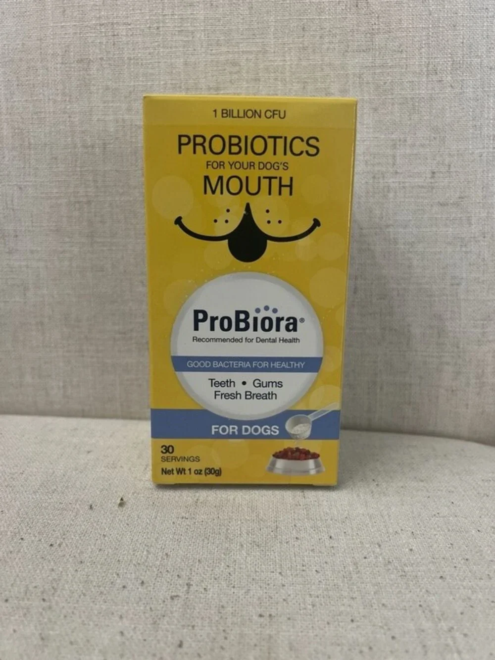 ProBiora Probiotics for Dogs Dental Health Oral Care Powder, 30 Servings
